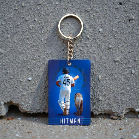 Hitman Rohit 45 Keychain - Premium Cricket Collectible
