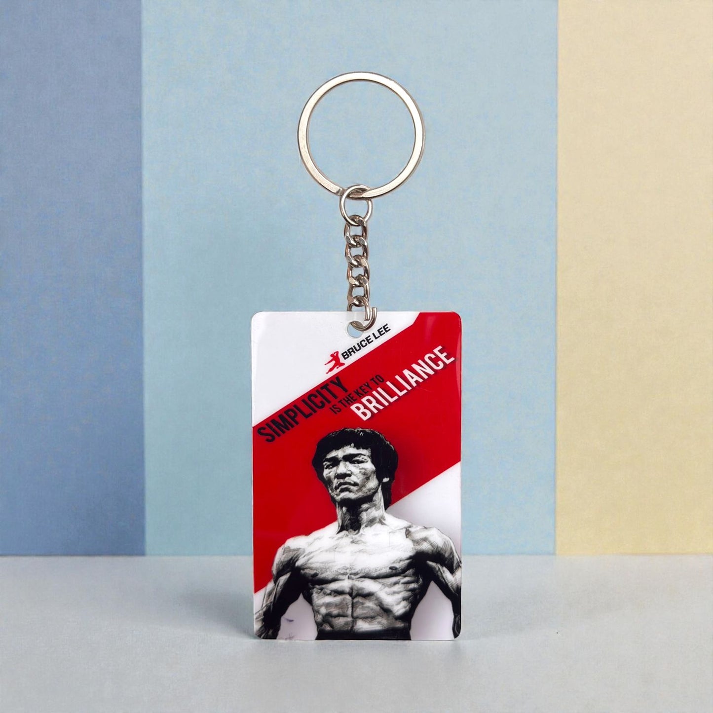 Bruce Lee Simplicity is Brilliance Keychain - Premium Collectible