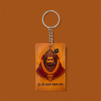 Om Shri Shyam Devaya Namah Premium Keychain