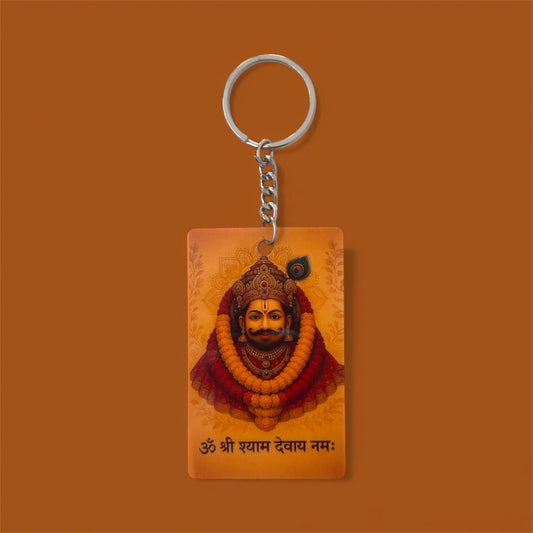 Om Shri Shyam Devaya Namah Premium Keychain
