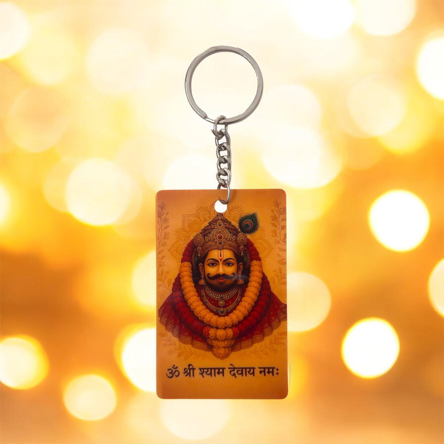 Om Shri Shyam Devaya Namah Premium Keychain