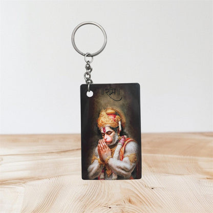 Jai Hanuman Premium Devotional Keychain
