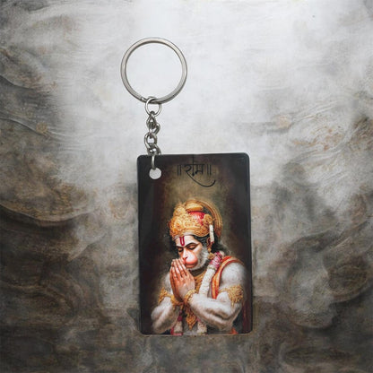 Jai Hanuman Premium Devotional Keychain