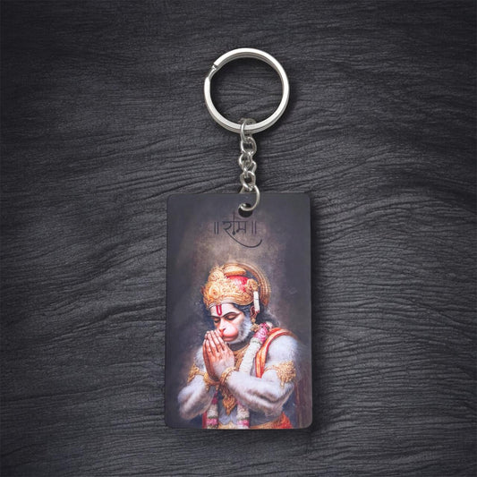 Jai Hanuman Premium Devotional Keychain