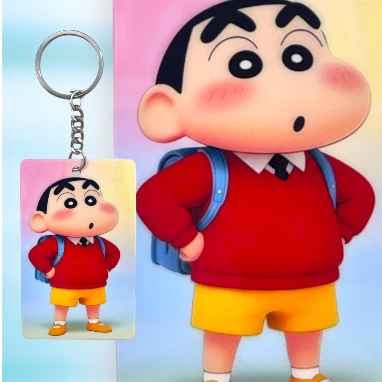 Shinchan School Premium Keychain