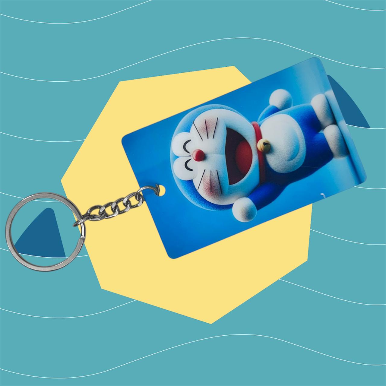 Doraemon Happy 3D Premium Keychain