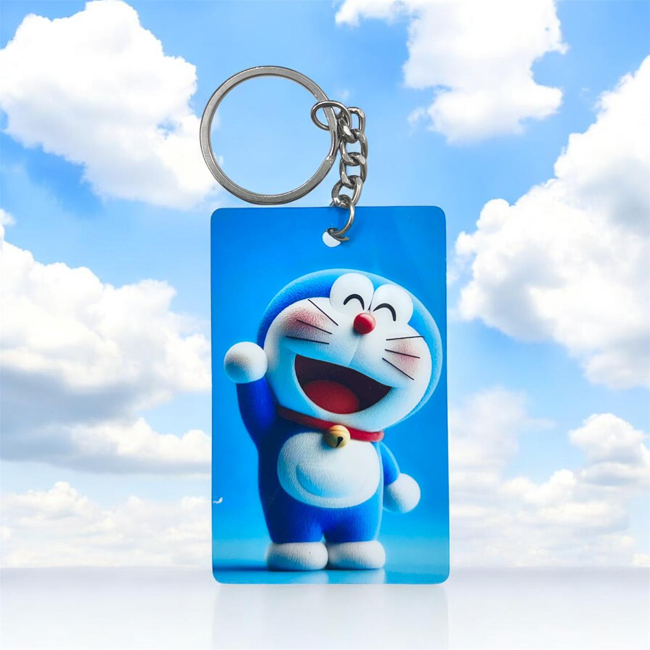 Doraemon Happy 3D Premium Keychain