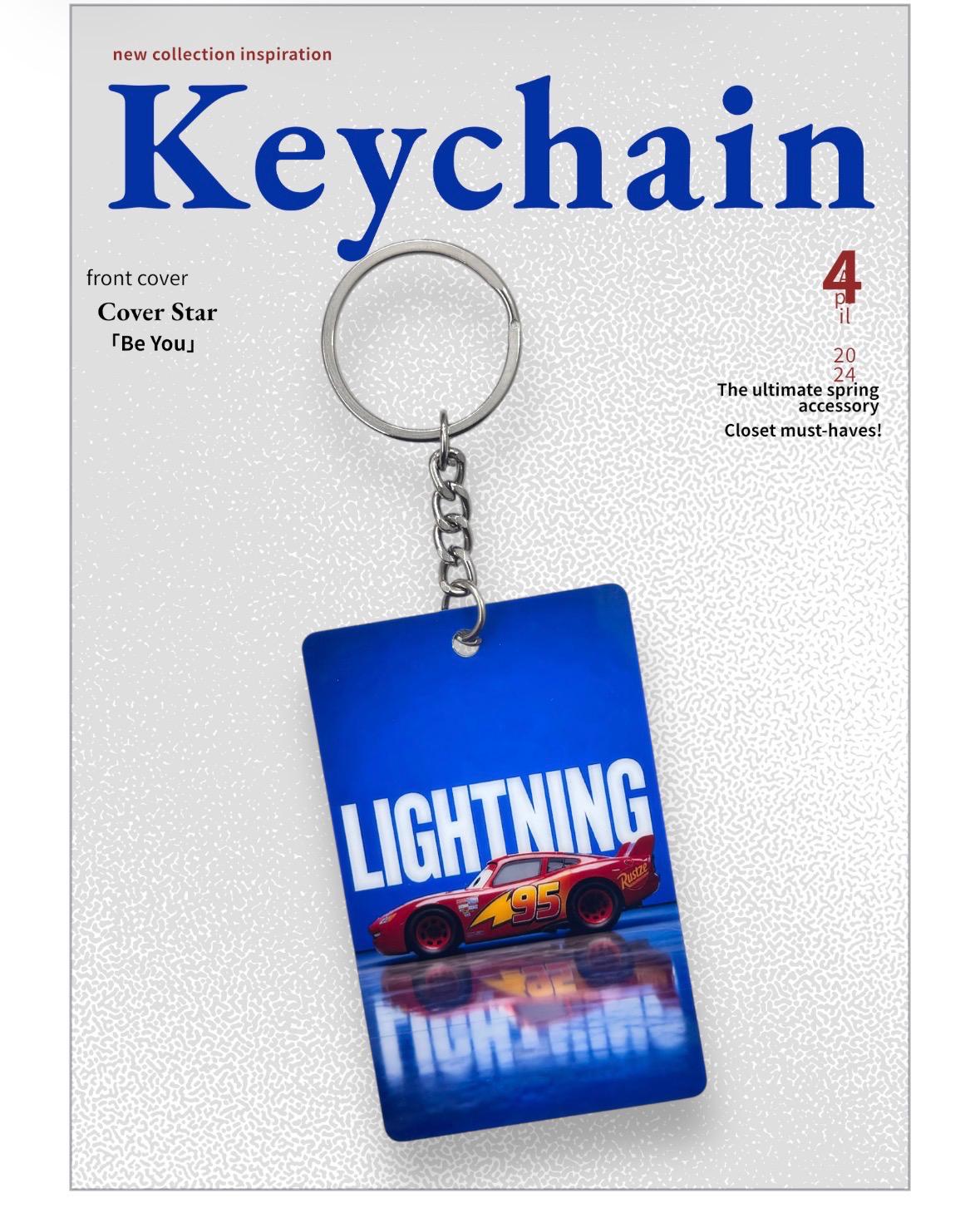Lightning McQueen Keychain - Cars Collection