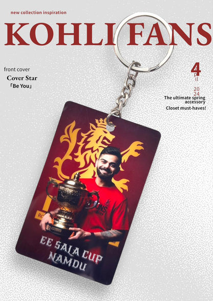 RCB EE Sala Cup Namdu Keychain