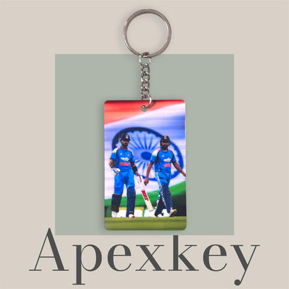 Virat & Rohit Cricket Premium Keychain