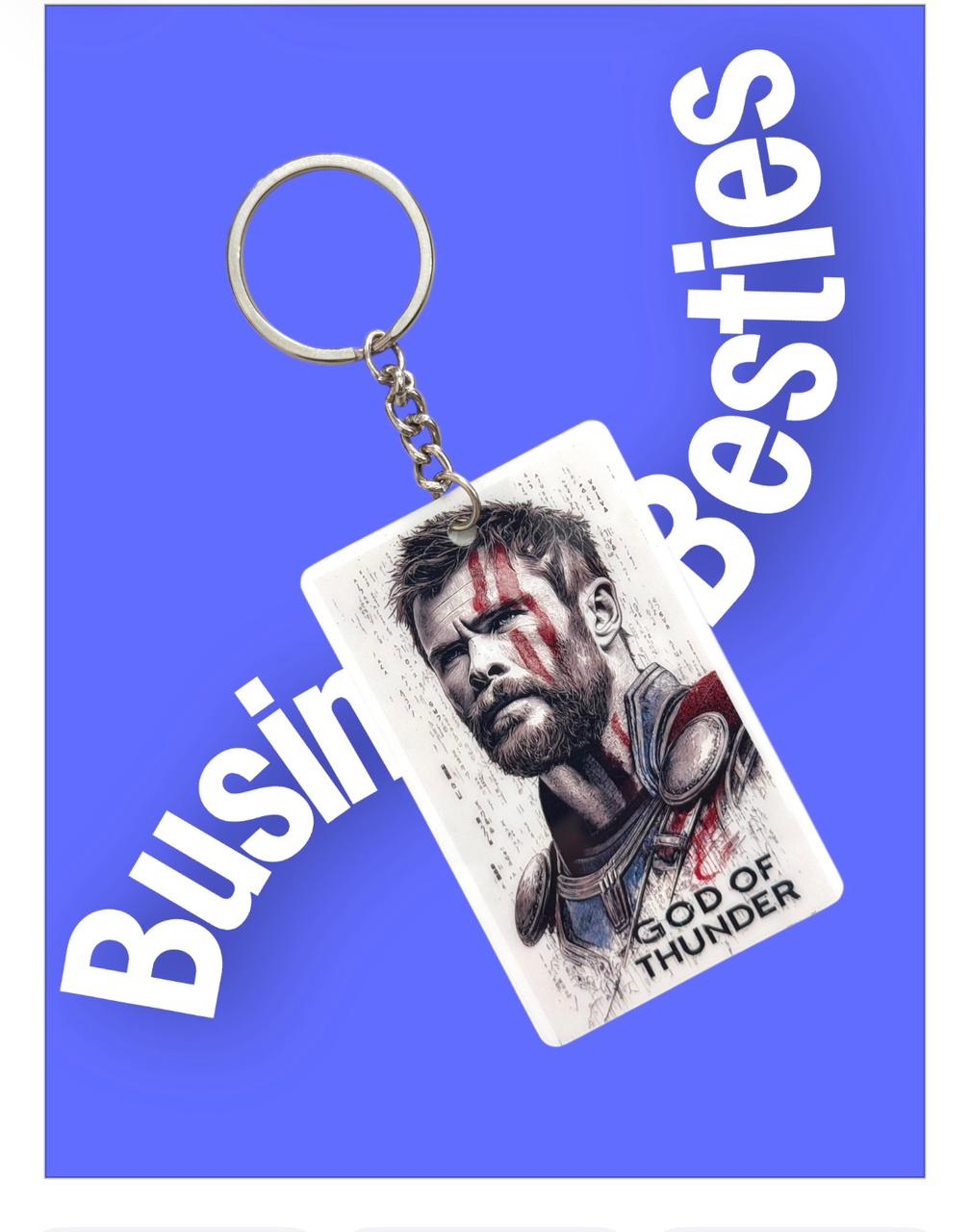 Thor God of Thunder Keychain