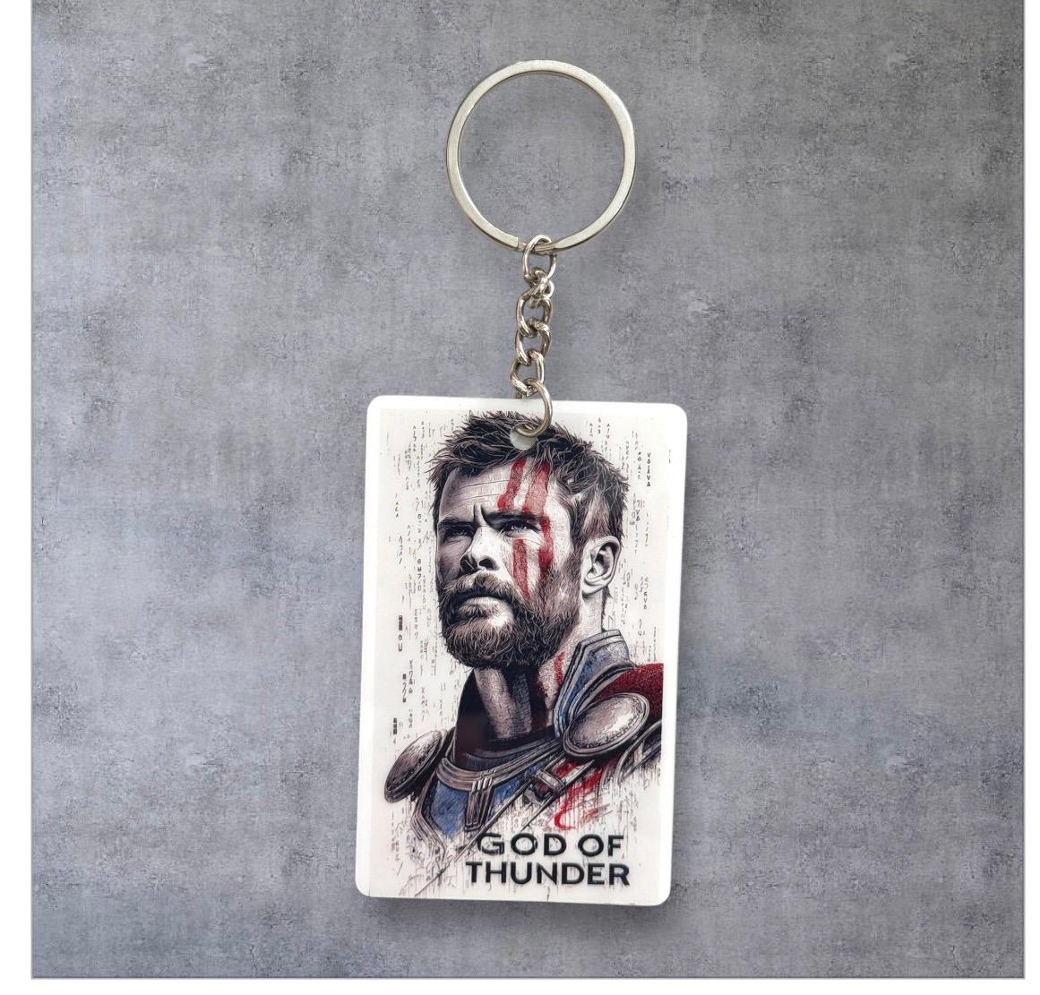 Thor God of Thunder Keychain