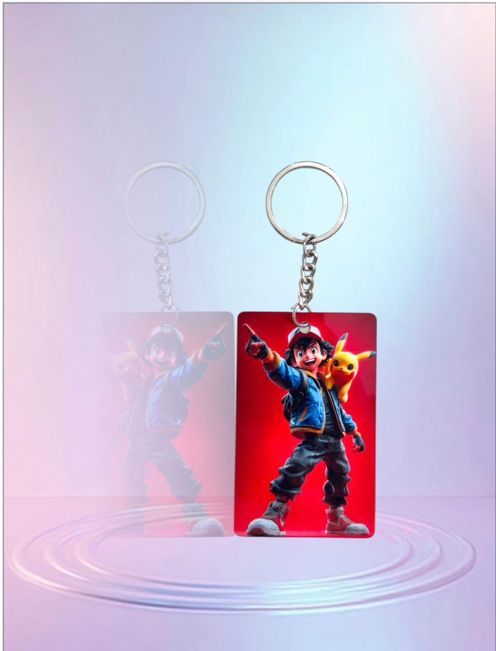 Pokémon Ash and Pikachu Keychain