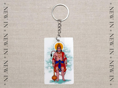 Shree Hanuman Devotional Keychain