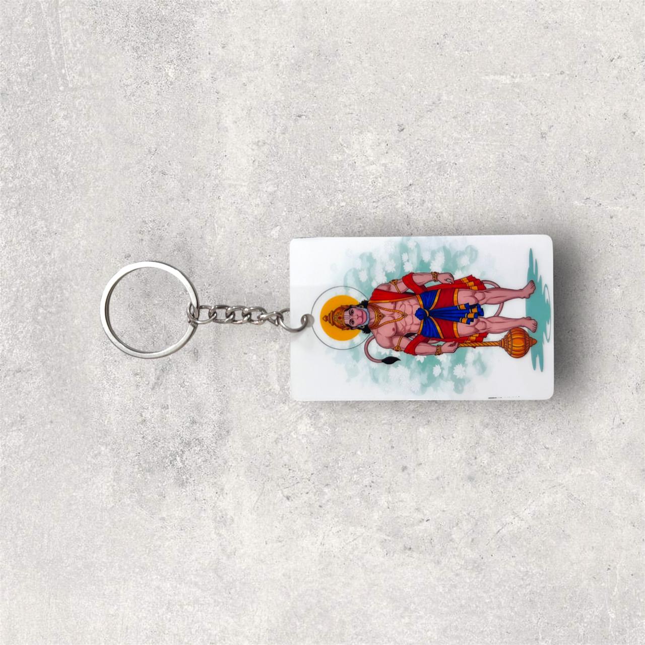 Shree Hanuman Devotional Keychain