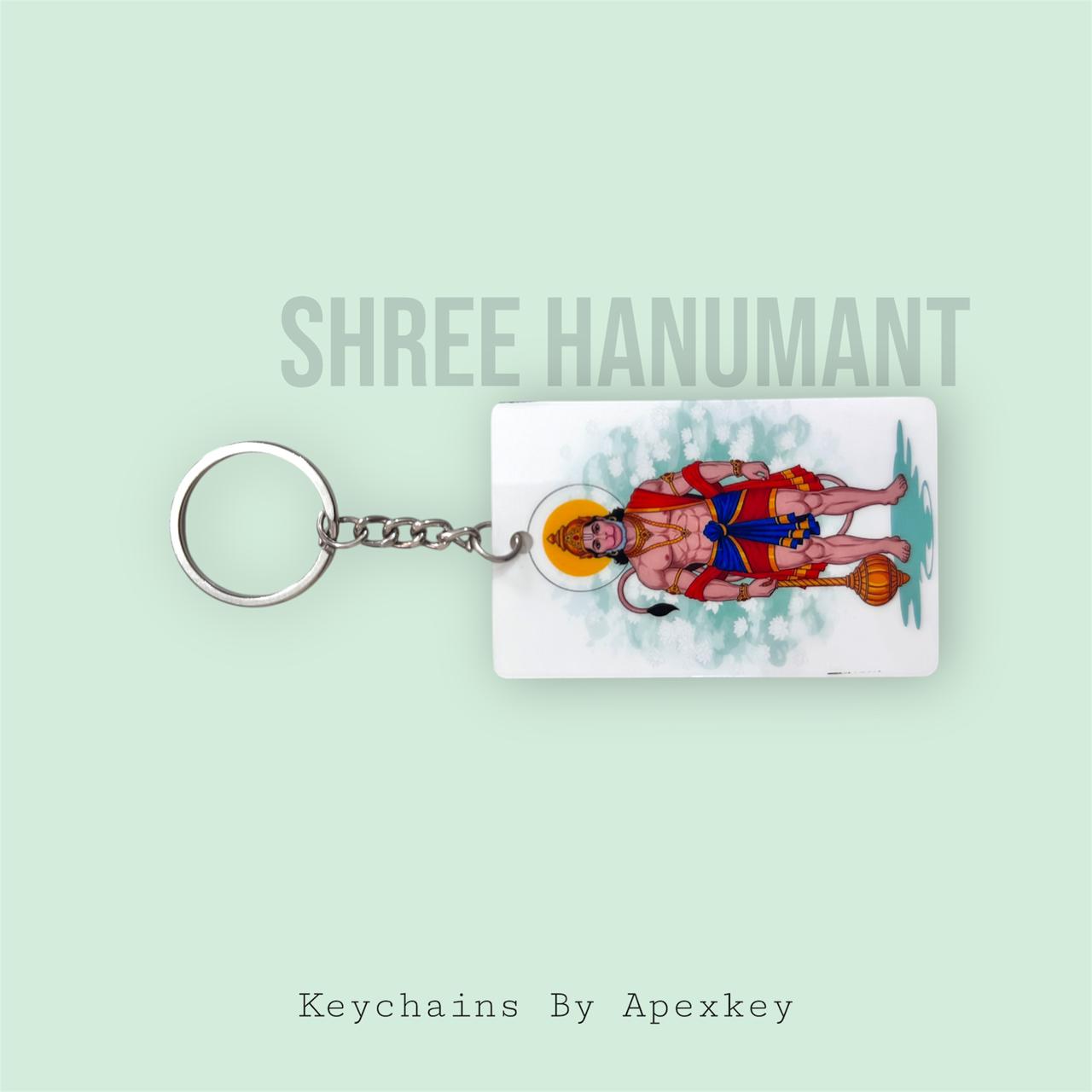 Shree Hanuman Devotional Keychain