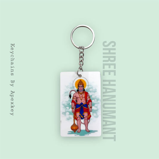 Shree Hanuman Devotional Keychain