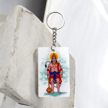 Shree Hanuman Devotional Keychain