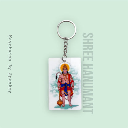 Shree Hanuman Devotional Keychain
