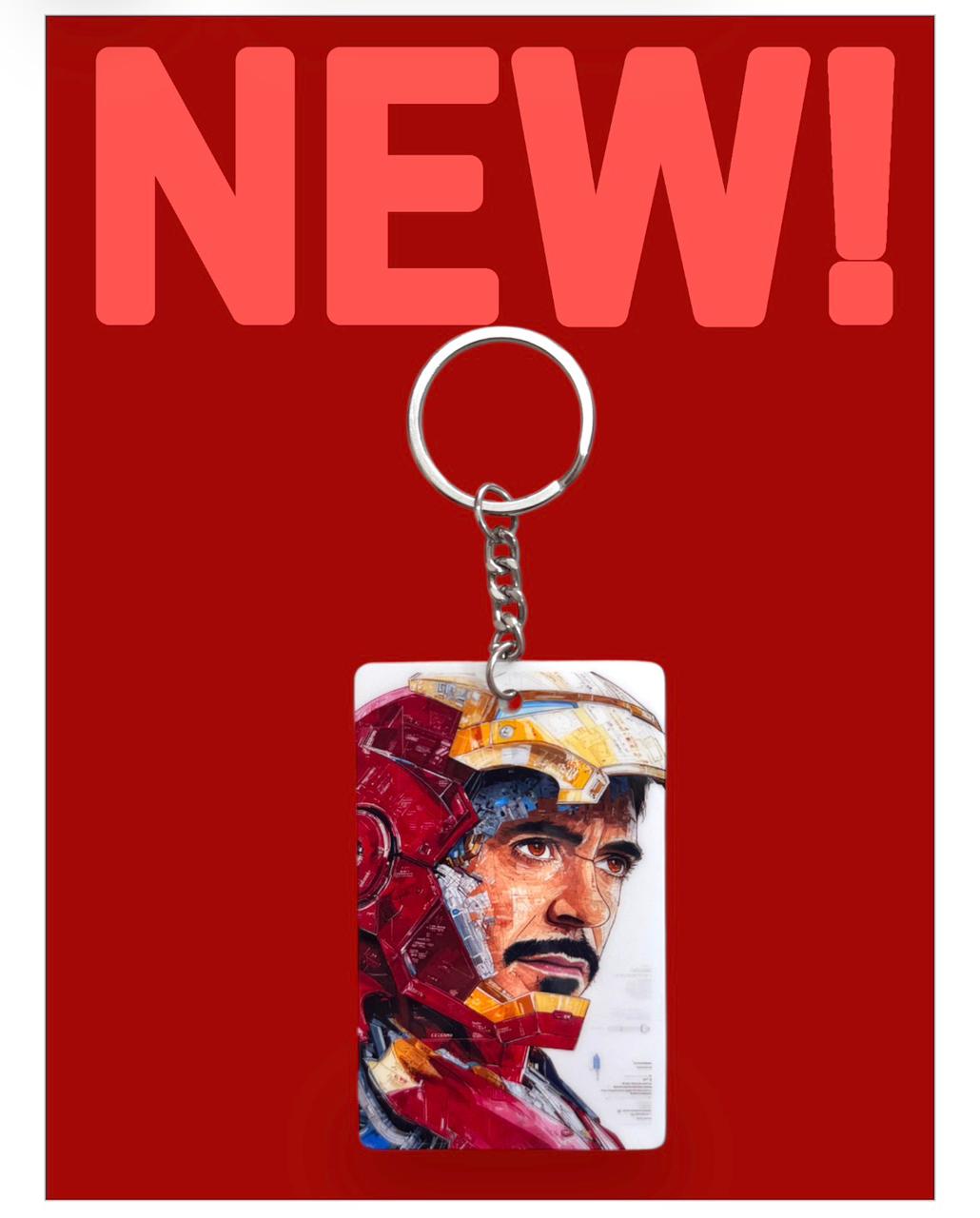 Marvel Iron Man Keychain - Premium Collectible