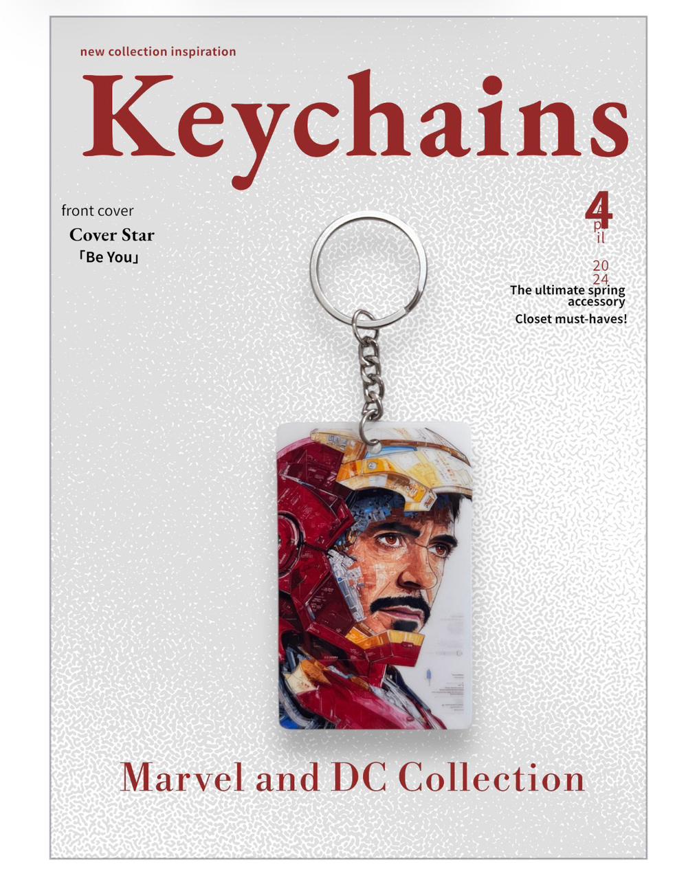 Marvel Iron Man Keychain - Premium Collectible