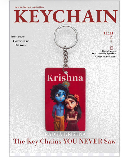Krishna Keychain - Devotional Character Keychain