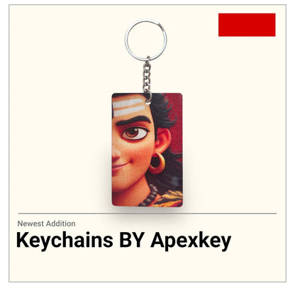 Shiva Keychain - Devotional Character Keychain