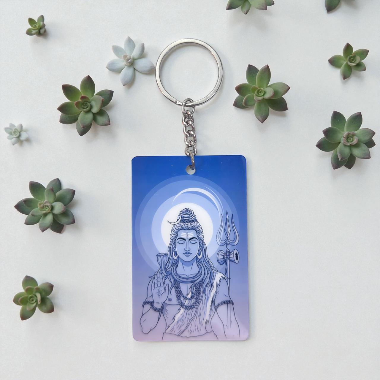 Lord Shiva Keychain - Divine Devotional Premium Collectible
