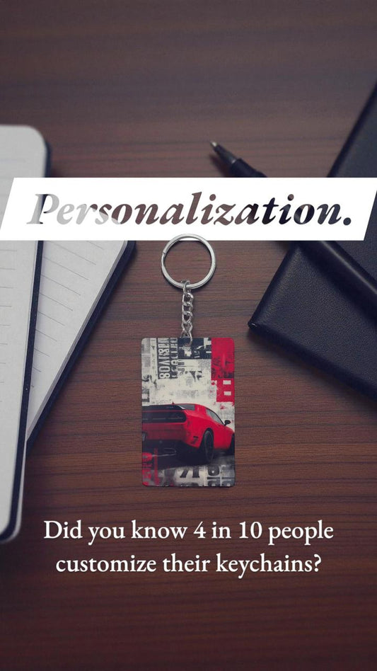 Red Sports Car Keychain - Urban Street Style Collectible