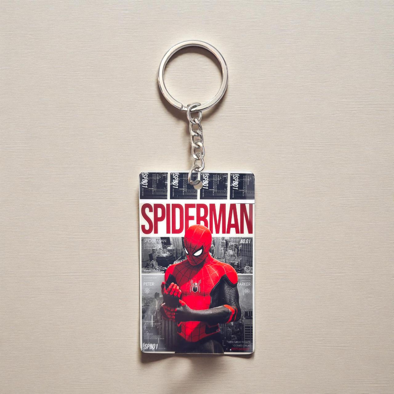 Spider-Man Red Suit Keychain - Marvel Licensed Collectible
