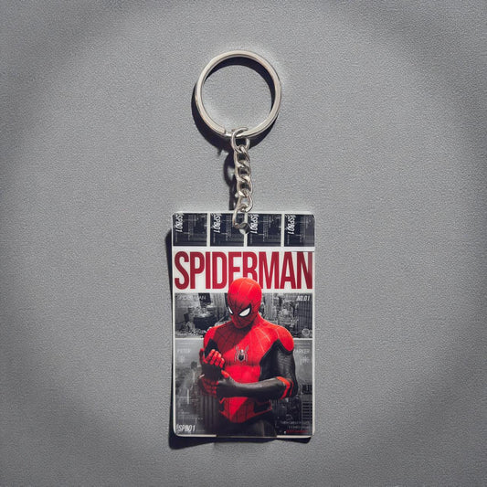 Spider-Man Red Suit Keychain - Marvel Licensed Collectible