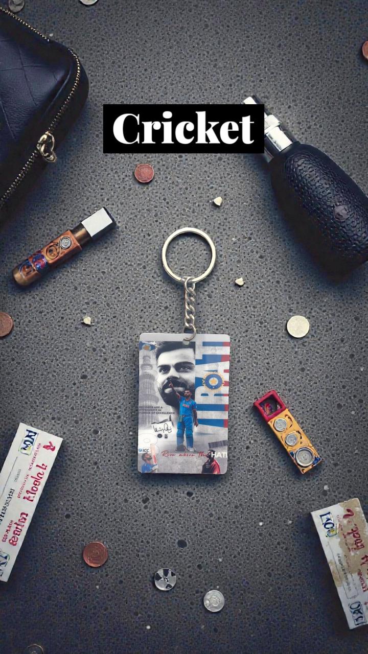 Cricket Lifestyle Keychain - Premium Sports Collectible