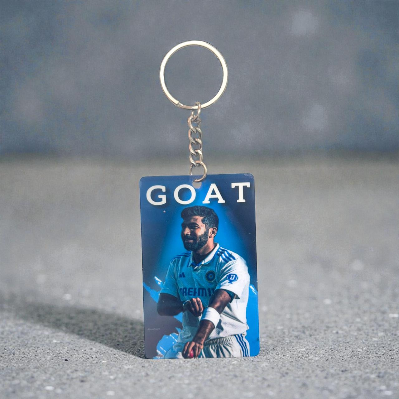 GOAT Cricket Keychain - Premium Sports Collectible