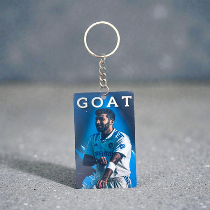 GOAT Cricket Keychain - Premium Sports Collectible