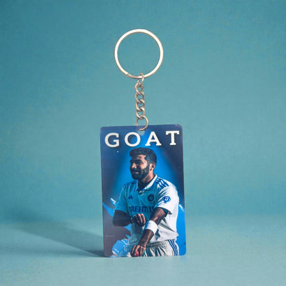 GOAT Cricket Keychain - Premium Sports Collectible