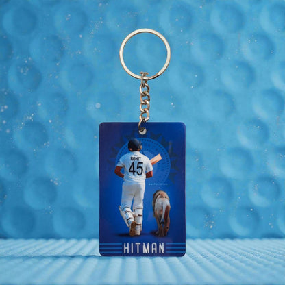 Hitman Rohit 45 Keychain - Premium Cricket Collectible