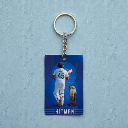 Hitman Rohit 45 Keychain - Premium Cricket Collectible