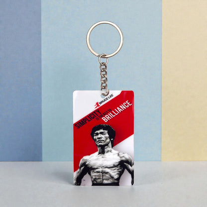 Bruce Lee Simplicity is Brilliance Keychain - Premium Collectible