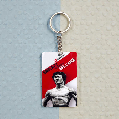Bruce Lee Simplicity is Brilliance Keychain - Premium Collectible