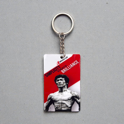 Bruce Lee Simplicity is Brilliance Keychain - Premium Collectible