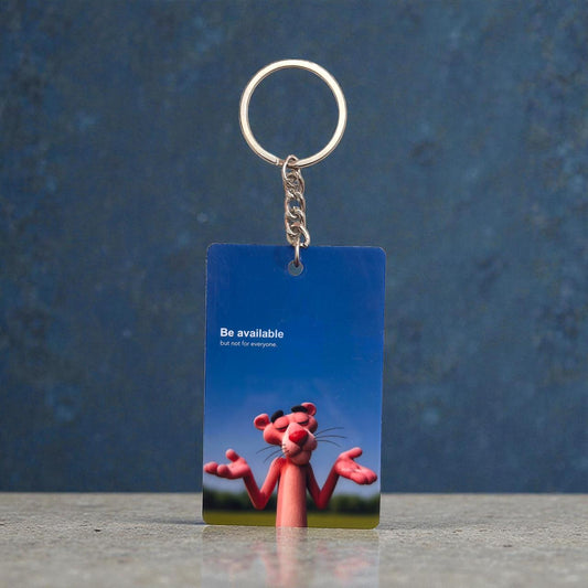 Pink Panther Be Available Keychain - Premium Collectible