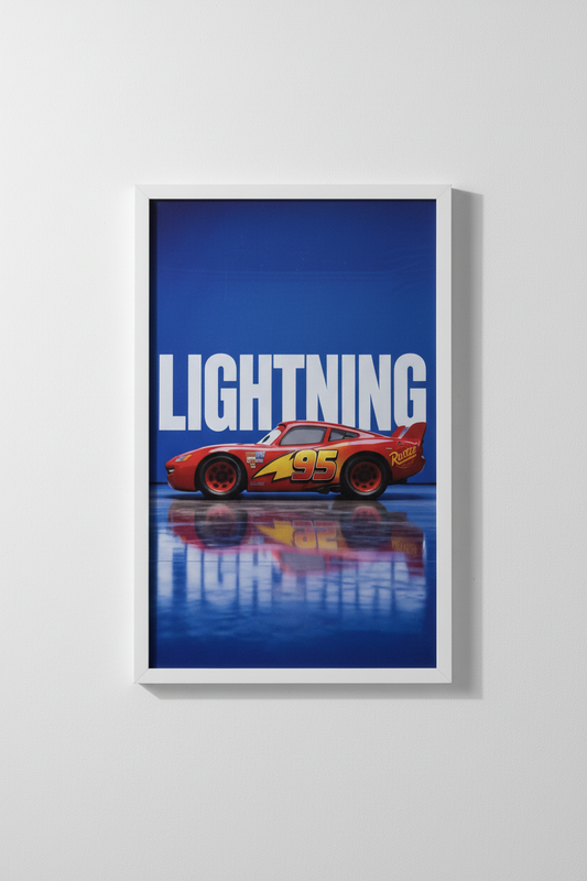 Lightning Poster Premium Wall Detail